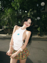 Tartan pattern skirt - FRESH SKIRT
