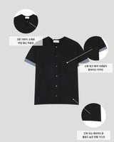 Moment Check Roll-Up Short Sleeve Cardigan