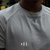 [HFORUS MADE] Layer Shoulder Muscle Half Sleeve IN BLACK