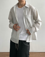 Code Seersucker Stripe Shirt