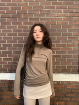 シグネチャーソフトタッチタートルネックトップス - 3 colours