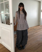 Rumic Flower Lace Off-Shoulder Blouse