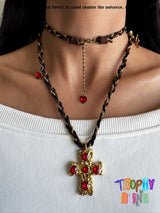 Cross Long Chain Necklace