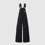 Multi Pocket Cargo Wide Leg Overall Pants