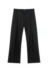 Old Money Pleated Wool Trousers