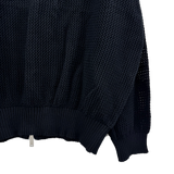 net typo knit zip-up