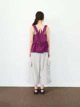 dot string pocket backpack