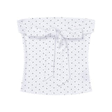 Yuna Dot Scarf Ruched T-shirt