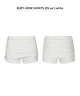 RUBY HOOK SHORTS (SS ver.) white