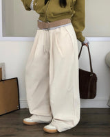 [ORIGINAL] ROSE Pintuck Cotton Pants