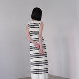 border knit one-piece