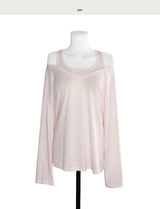 tissue - skin loose halter TOP