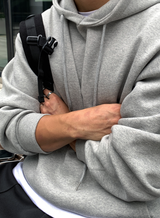 Taper Daily Cotton Double Weave Overfit Hoodie