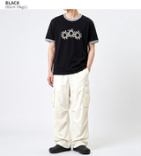 エッセンシャルスタンダード半袖リンガーTシャツ 3GEAR ブラック