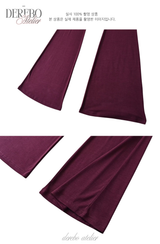 Liiv short-sleeve cap training shirring pants set (LONG PANTS)