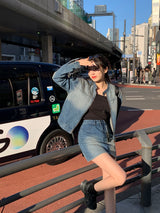 デューンY2Kデニムミニスカート