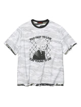 ウェストミリタリーリバーシブルTシャツ - [ホワイト]
