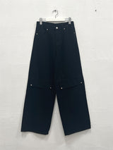 POINT BACK CLIP WIDE PANTS (3C)