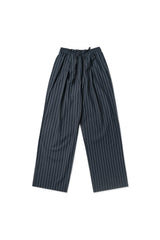 Stripe easy pants_navy