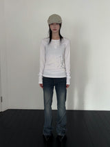[MADE] Hotfix Logo Slim T (White)