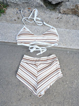 vintage stripe bikini