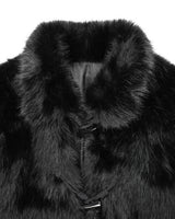  BLACK FUR CROP JACKET
