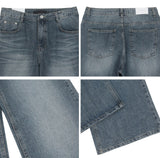 Nerit Washed Flare Denim Pants