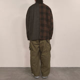 double check deconstructed shirt_brown