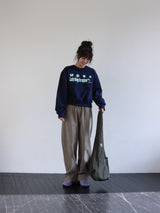 コーデュロイストラップパンツ (BEIGE)
