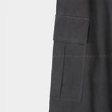 (Unisex) K-POP IUカーゴビッグワイドストリングカーゴパンツ (3 colors)
