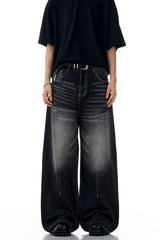 Front Seam Gray Jeans