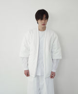 RELAX PADDING CARDIGAN WHITE