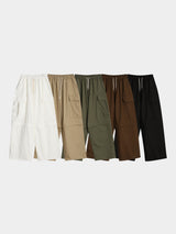 Convertible Wide Cotton Pants (5 Colors)