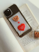 l LOVE YOU クッキードッグマグセーフカードウォレット