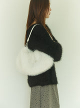 2way puppy bag white
