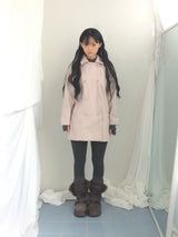 Raglan A-line coat