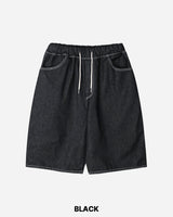Angle Bermuda Denim Pants