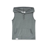 hd stripe top (dark grey)