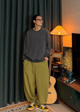 Basic Belted Jogger Pants 3COLOR