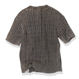Posh Cable Stone Washing Knit