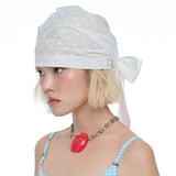ロング タイ バンダナ (WHITE)