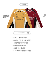 モータースウェットトレンドジャージーロングスリーブTシャツ