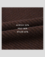 (UNISEX) ショルダー ハーフ ジップアップ ラグラン ニット