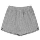 バンディングテリーショートパンツ [メランジグレー]