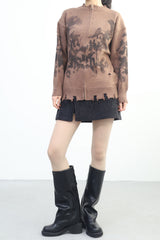 Karma Damage Zip-Up Cardigan