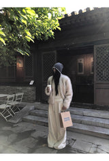 Ramswool Padded Fur Knit Jacket