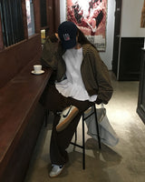 ソフトレイヤードフリルロングスリーブTシャツ