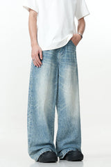 Washed Blue Cleanfit Jeans