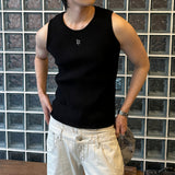 LMN Metal Logo 60 pcs Cropped Sleeveless (black)