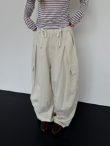 balloon wide cargo pants 